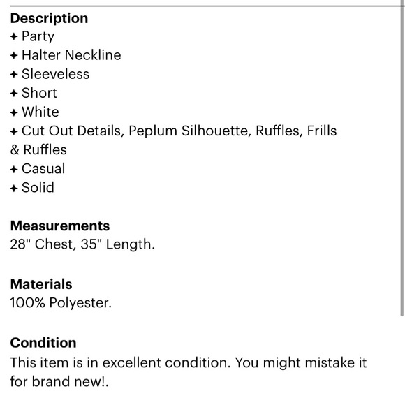 BEBE Ruffle Mini High Neck cut out key hole dress - Picture 4 of 6